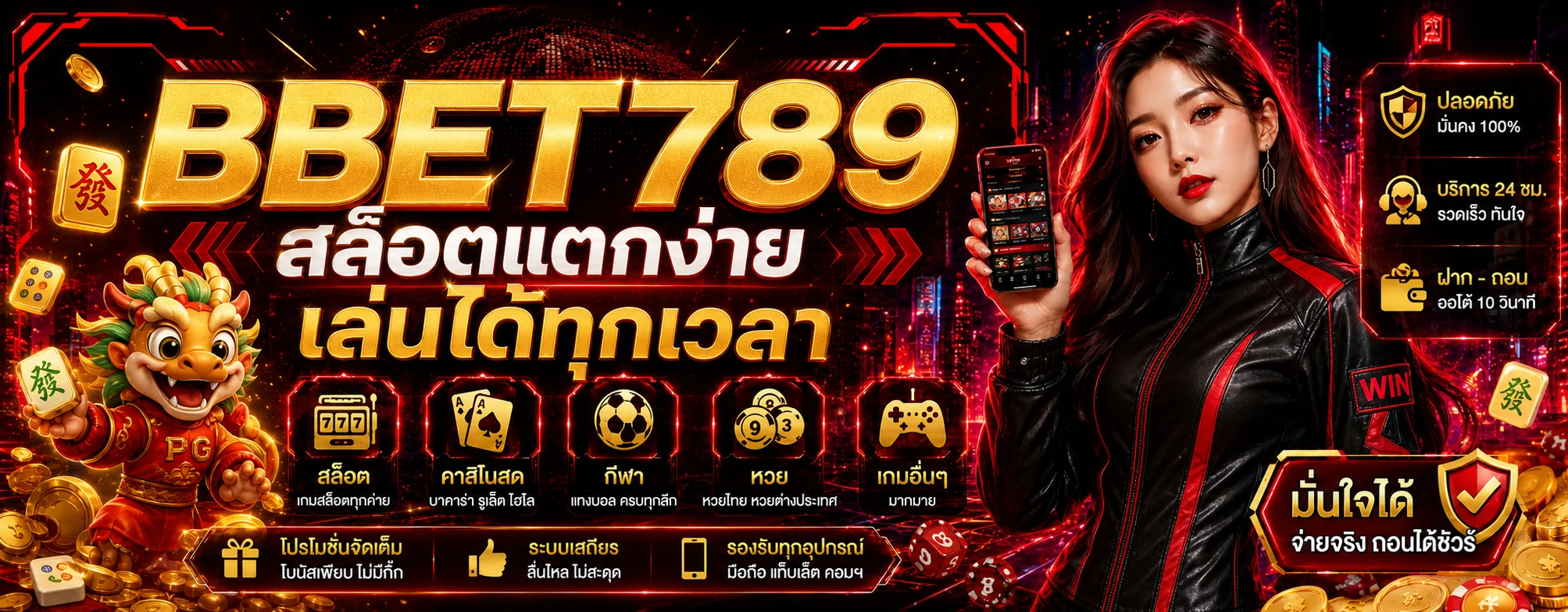 สล็อต BBET789 พร้อมเกมยอดนิยมบนมือถือ